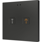 ZENNIO ZVIT70X2 Tecla 70 X2. PC-ABS Capacitive push button 70x70 -