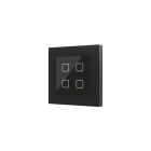 ZENNIO ZVIF55X4V2A Backlit capacitive touch switch (55 x 55 mm) 4 keys, black 