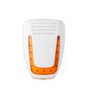 VENITEM 23.22.50 MOSE LS LUX opaque white/orange EN50131-4 siren with double micro anti-shock anti-foam system against violent shocks and spotlights