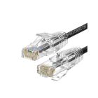 WP RACK WPC-PAT-6AU030BL-S SLIM PATCH CABLE CAT.6A U-UTP, 3.0m BLACK