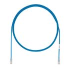 PANDUIT UTP28X1.5MBU Cat 6A 28AWG UTP Patch Cord- CM/LSZH- Blue- 1.5 meters