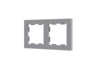 ZENNIO 980000206 ZS55 2-seater frame, silver