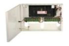 WOLF SAFETY W-UX-1212TV Box in metallo con alimentatore 12Vcc 11A distribu