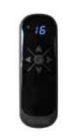 GIBIDI WSETX16ENOX 16 ch - 433 Mhz radio control with magnetic wall mount (BAT 16)