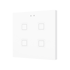 ZENNIO ZVIT4W Tastiera capacitiva, Tecla, 4Tasti , bianco