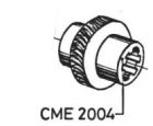 RIB CME2004 CROWN BZ C/HUB Z=42 R60/SUP