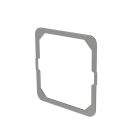 ZENNIO 9900020 Metallic levelling plate for Flat 55 and Tecla 55
