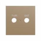 ZENNIO ZS55CTVRSC ZS55. TV-R/SAT cover plate 55x55 mm - Cha