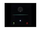 EELECTRON 9025GTH303L03 PLACCA IN VETRO PER TASCA TRASPONDER 9025 - SERIE LINE - RGB VETRO NERO 