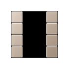 JUNG A504TSACH Copritasti per sens. 4 canali F50- mod. A500- champagne