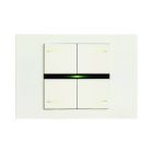 EELECTRON BK04PLL-1 KIT OF 4 SQUARE PLASTIC KEYS PAINTED WHITE
