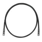 PANDUIT UTPSP1.5MBLY Patch Cord in Rame- Cat 6- Black UTP Cable- 1.5 Meter