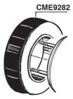 RIB CME9282 R-60 RUBBERIZED WHEEL