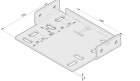 SOMMER YS10556-00001 Staffa grande per muro
