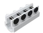SOMMER 25049.1 Giunto accoppiamento in aluminio 25.4 mm L= 120 mm