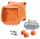 HENSEL FK 0604 IP65 junction box. 5 poles. for cables in