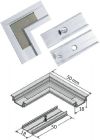 LEDCO CO200 CONNETTORE ANG.90 gradi PER PROFILO INCASSO PR200