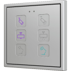 ZENNIO ZVIT70X6 Tecla 70 X6. PC-ABS Capacitive push button 70x70 -