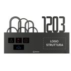 MARSS MH-DP114-BBP Doorplate con Segnalazioni, Campanello e illuminaz