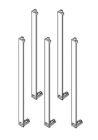 OXWMKP1 MKP-01 Piastrine di mascheramento zone per rivelatori WXI (conf. da 50 pz.)