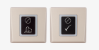 ABTECNO XPR-DINDC-E Flush Mount Room Status Button