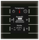 MDT BE-GBZS.01 BE-GBZS.01: Smart glass central control unit with color display, black