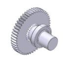 CAME SPARE PARTS 119RIG331 SLOW SHAFT - G3750