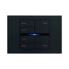 EELECTRON BK42PLL-3 KIT 6 TASTI 4 SINISTRA + 2 DESTRA IN PLASTICA VERN