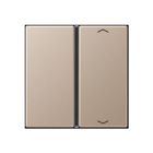 JUNG A401TSAPCH Copritasto per sens. 1 canale-c. simb. mod. A500- champagne