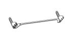 TOPP 1A4811 Staffa montaggio frontale basculante - bianco