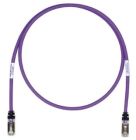 PANDUIT STP6X1.5MVL Copper Patch Cord- Cat 6A- Violet S/FTP Cable- 1.5 meters