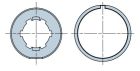 NICE 931.46.00 Round Round 50x(1.3 to 1.5) wheel + crown
