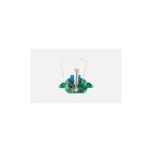 DOMOTIME FSHLTWI Torretta Led alimentata 12 -24 -230V con antenna per ricevitore 433 MHz con ali di fissaggio