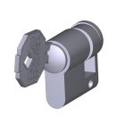 CAME-RICAMBI 119R36887026 SERRATURA DIN CON CHIAVE PREFER 7026
