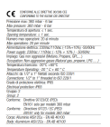 TECNOCONTROL AVD80SO Automatic gas solenoid valve - DN80 opening - Pmax 360 mbar - Power supply 230Vac - Slow opening