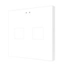ZENNIO ZVIF2VTGW ZVIF2VTGW Flat 2 vT Backlit capacitive touch switch, 2 buttons, gloss white