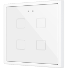 ZENNIO ZVIF70X4W Flat 70 X4. PC-ABS Capacitive push button 70x70 -