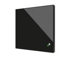 ZENNIO ZS-FSEN-A ZS-FSEN-A Flat Sensato Sensore di umidità e temperatura KNX per montaggio a incasso, nero