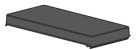 INIM BXS BACK BOXCAP (BL) Copertura per box posteriore rivelatore BXS - colore nero