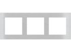 EKINEX EK-D3P-GB Triple plate in aluminum 3 windows 55X55