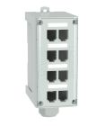 PANDUIT FDME8RG 8-port DIN Rail Fiber Optic Enclosure