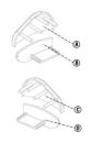 CCE TECNOTAP Right and left cap for TECNO device