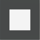 EKINEX EK-DQP-FGB Placca Deep (FF e 71 e 20Venti ) quadrata - FENIX NTM - grigio bromo