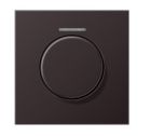 JUNG AL1940KO5D Cover with light outlet for KNX rotary button - dark aluminium