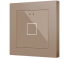 ZENNIO ZVIF55X1V2C Flat 55 X1 v2. Glass capacitive push button 55x55
