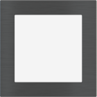 EKINEX EK-DQS-GBU Placca Deep (FF e 71 e 20Venti ) quadrata - METALLO (ALLUMINIO) carbonio