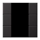 JUNG AL2503TSAD Copritasti per sens. 3 canali F50- mod. LS990- alluminio scuro