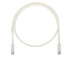 PANDUIT UTP6ASD1M Copper Patch Cord- Cat 6A SD- Off White UTP Cable