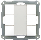 MDT BE-TA5506.01 BE-TA5506.01: Pulsante 6 volte, 55mm, Bianco - Finitura opaca