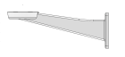 TKH SECURITY UP-WM Wall mount bracket for UPxx